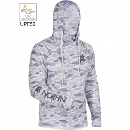 Джемпер NORFIN SUN PRO GUARD HOODIE GRAY р.M