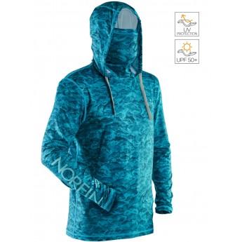 Джемпер NORFIN SUN PRO MARLIN HOODIE GREEN р.XXL
