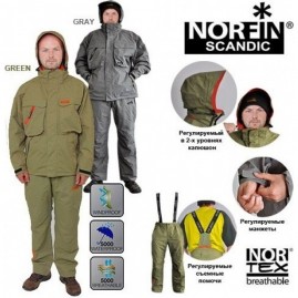Костюм демисезонный NORFIN SCANDIC GRAY 06 Р.xxxl