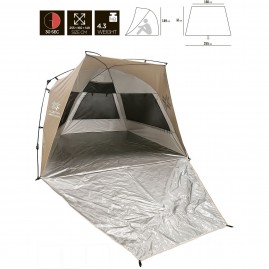 Палатка автоматическая NORFIN SUMMER SILVER NF