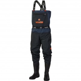 Полукомбинезон забродный NORFIN PILOT BOOTFOOT р.45-XL с сапогами
